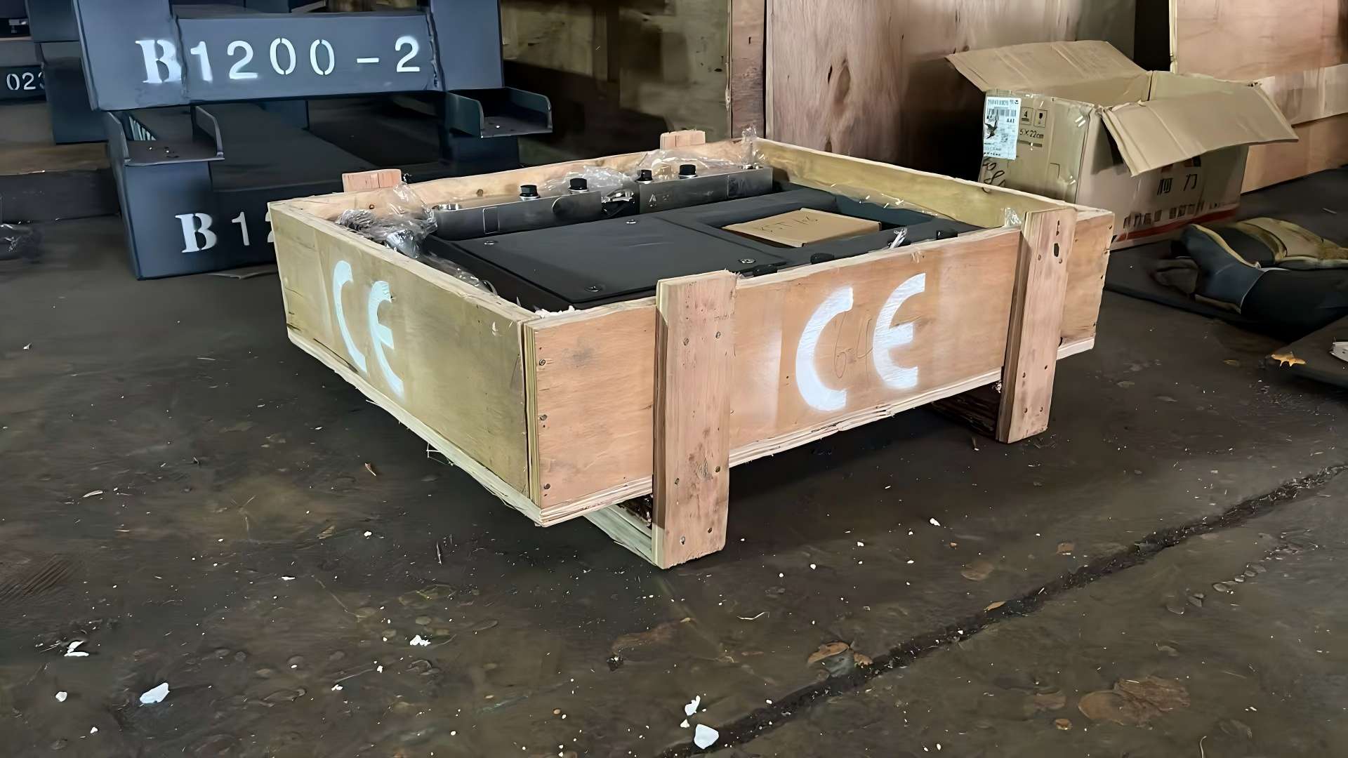 Electronic Platform Scale 13 Industrial Platform Scale Export Wooden Box Packaging