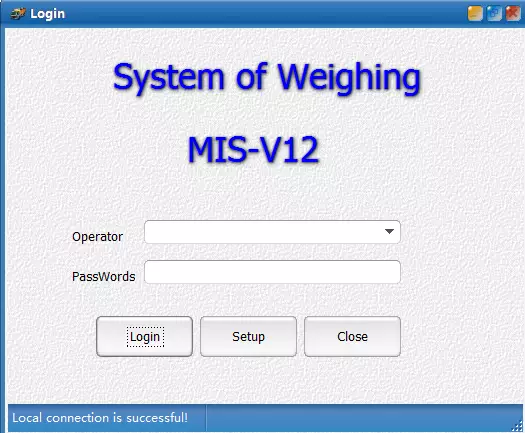Truck Scale Weighing Software