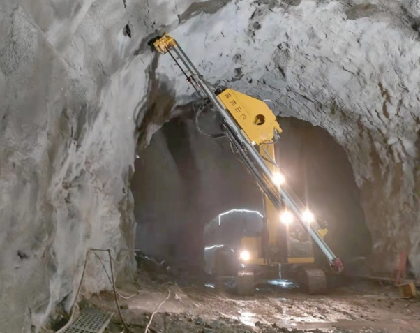 excavator drill rig applications